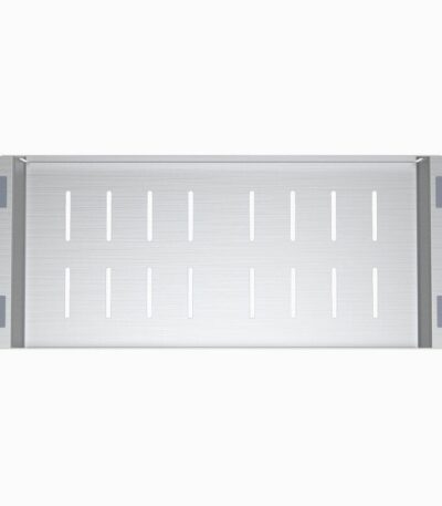 Chrome Stainless Steel Kitchen Sink Colander - 443x183x40mm | TWMC1
