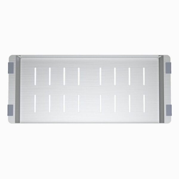 Chrome Stainless Steel Kitchen Sink Colander - 443x183x40mm | TWMC1
