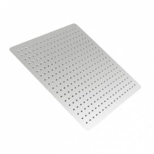 Chrome Super-slim Square Rainfall Shower Head 400mm | CH0014.SH