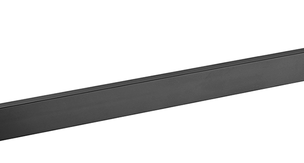 Chunky Single Towel Rail - 800mm - Black | Bella Vista - 1424-800-P-BLK