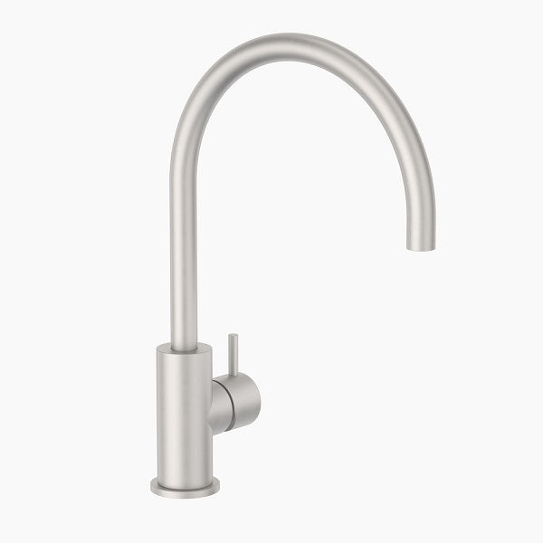 Clark Round Pin Low Lead Sink Mixer - Brushed Nickel