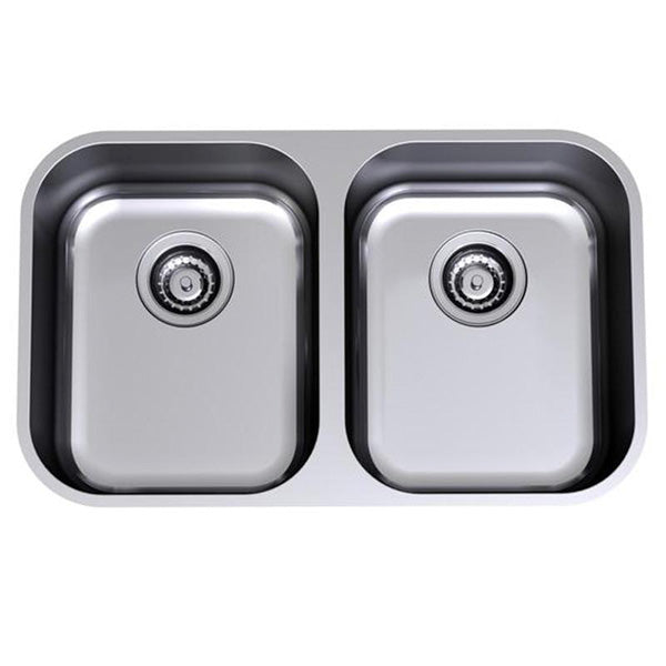 Clark Monaco Double Bowl Undermount Kitchen Sink