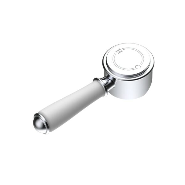 Clasico Ceramic Handle for Wall Mixer - Brushed Nickel | HYB868-301A-BN-HD