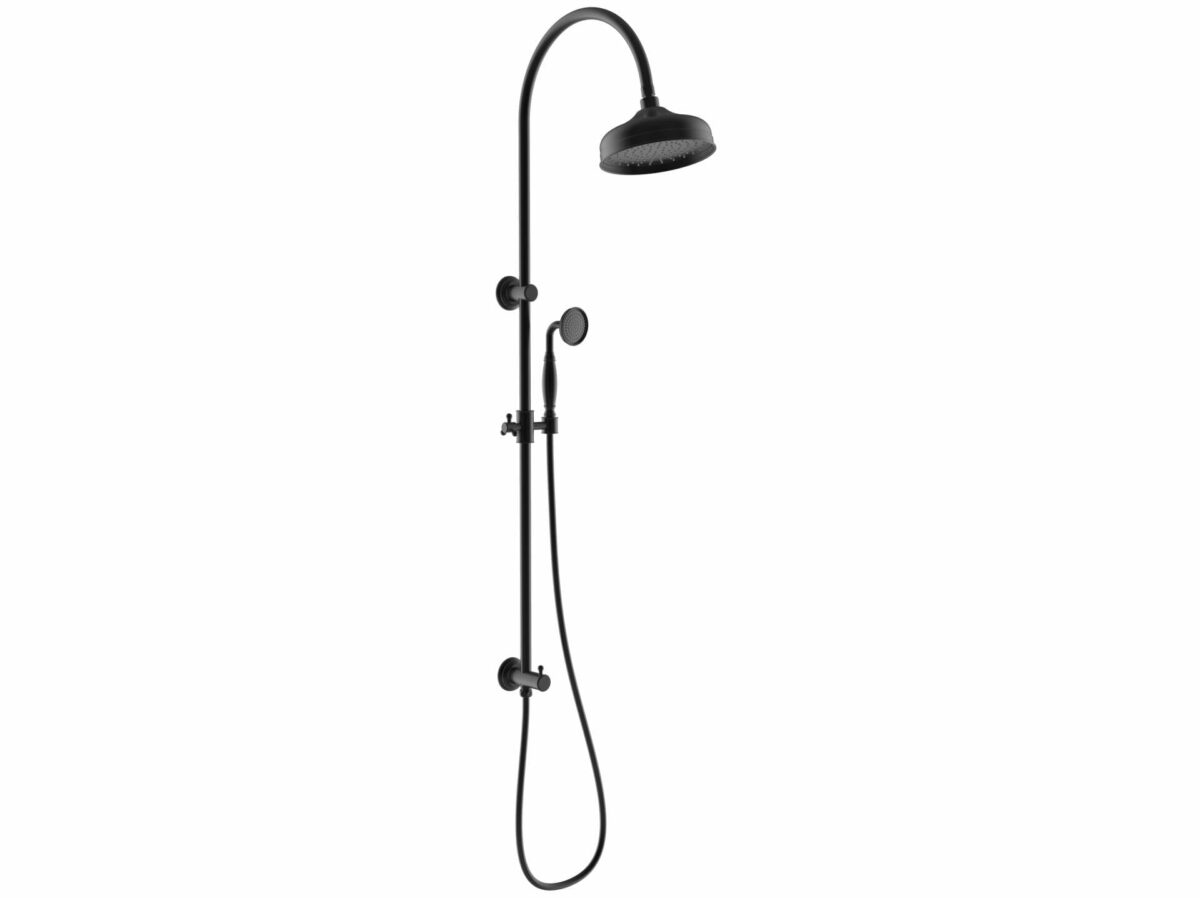 Clasico Combination Shower Set - Matt Black | HPA868-201MB