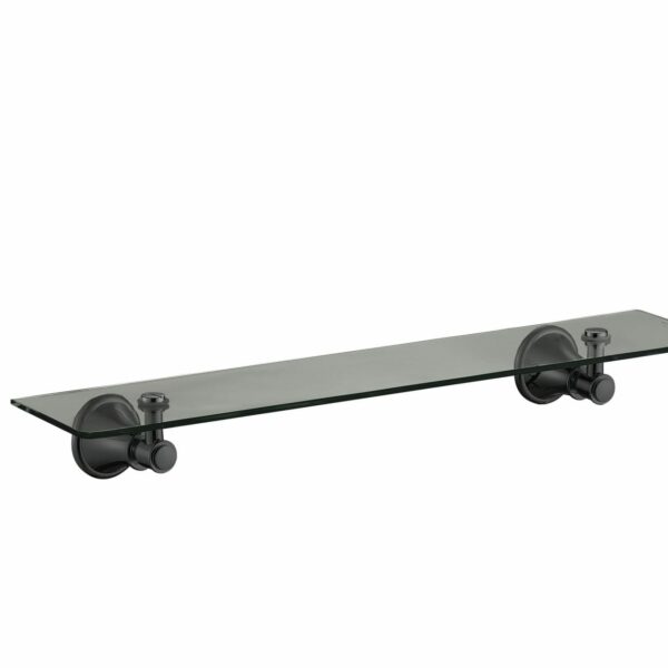 Clasico Glass Shelf - Matt Black | 66509MB