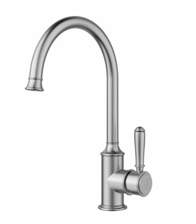 Clasico Gooseneck Sink Mixer - Brushed Nickel | HYB868-101BN