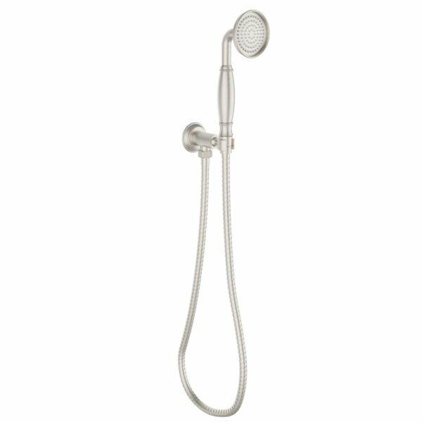 Clasico Handshower On Wall Outlet Bracket - Brushed Nickel | HPA868-101-1BN
