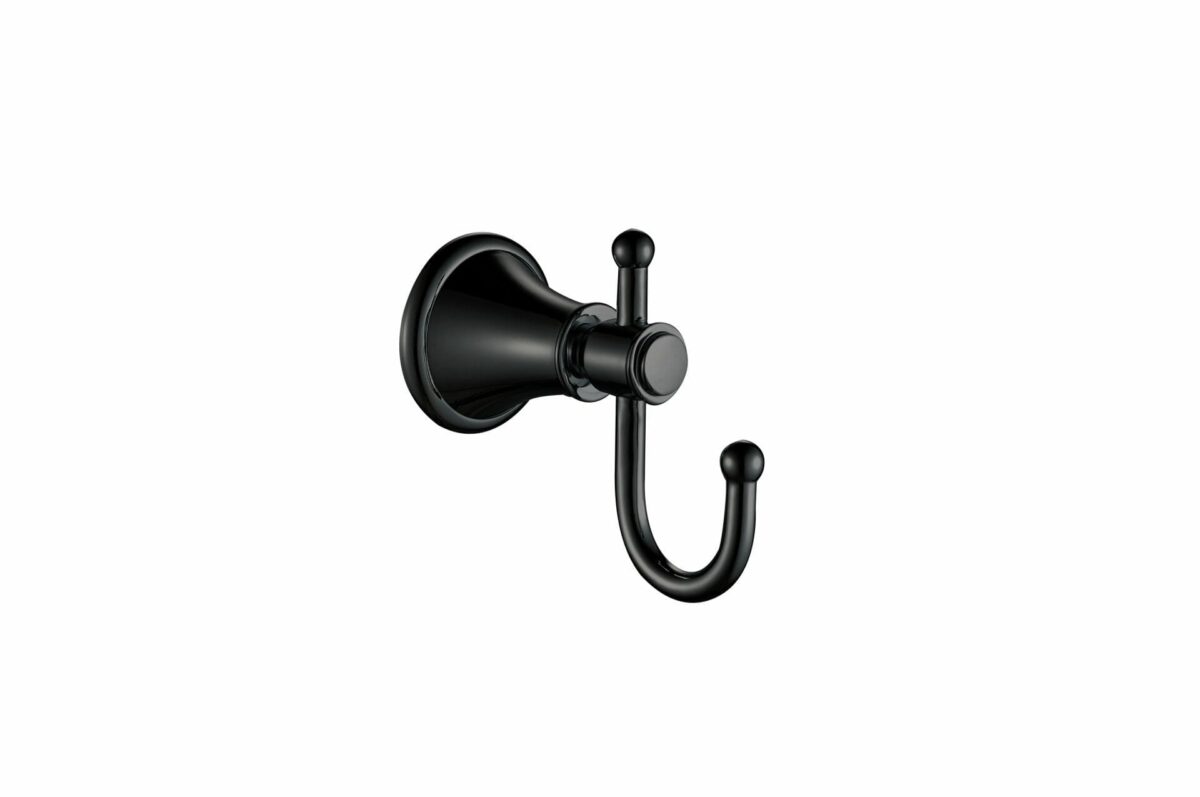 Clasico Robe Hook - Matt Black | 66506MB