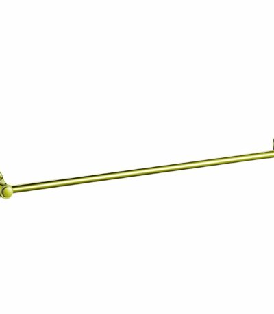 Clasico Single Towel Rail - 600mm - Brushed Gold | 66501-600BG