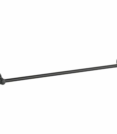 Clasico Single Towel Rail - 800mm - Matt Black | 66501-800MB