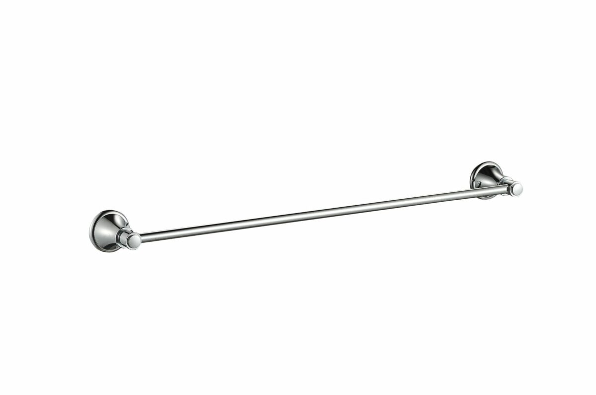 Clasico Single Towel Rail - Chrome - 600mm | 66501-600