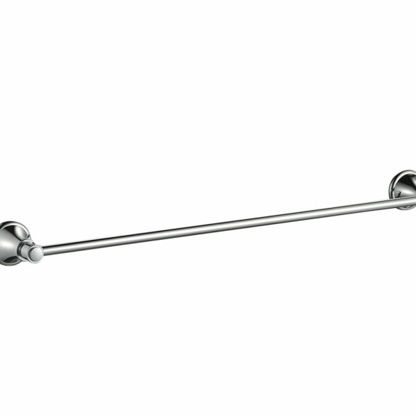Clasico Single Towel Rail - Chrome - 600mm | 66501-600