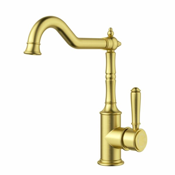 Clasico Sink Mixer - Brushed Gold | HYB868-102BG
