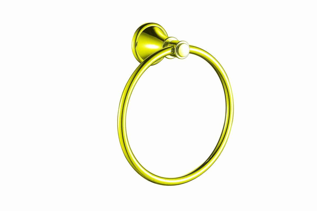 Clasico Towel Ring - Brushed Gold | 66503BG