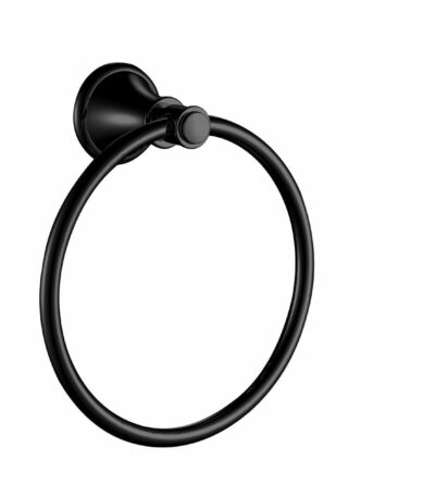 Clasico Towel Ring - Matt Black | 66503MB