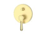 Clasico Wall Diverter Mixer Trim Kits - Brushed Gold | HYB868-501TK-BG