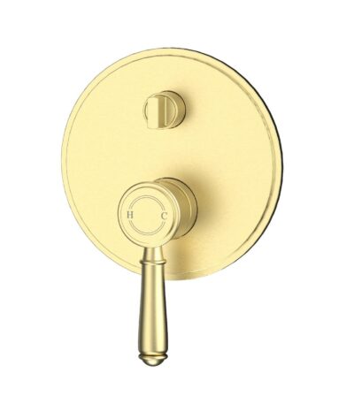 Clasico Wall Diverter Mixer Trim Kits - Brushed Gold | HYB868-501TK-BG