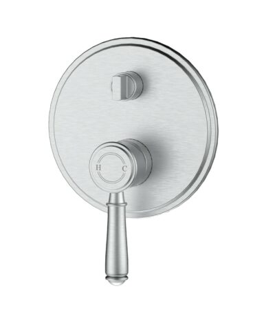 Clasico Wall Diverter Mixer Trim Kits - Brushed Nickel | HYB868-501TK-BN