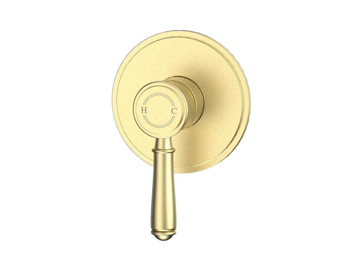 Clasico Wall Mixer Trim Kits - Brushed Gold | HYB868-301TK-BG