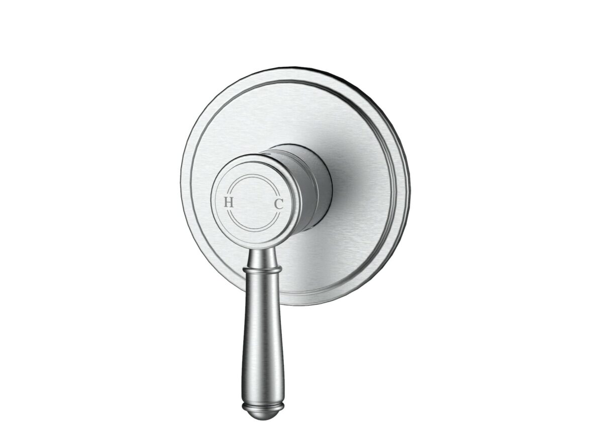 Clasico Wall Mixer Trim Kits - Brushed Nickel | HYB868-301TK-BN