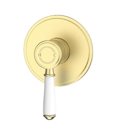 Clasico Wall Mixer Trim Kits Ceramic handle - Brushed Gold | HYB868-301ATK-BG