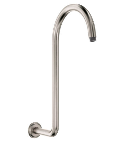 Classical Fixed Swan-Neck Arm, Brushed Nickel