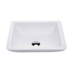 Classique 420 Solid Surface Above Counter Basin, Matte White