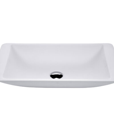 Classique 600 Solid Surface Above Counter Basin, Matte White