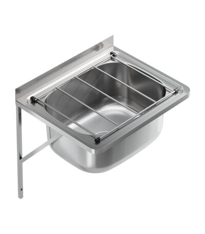 Cleaners Sink with Wall Brackets Kit