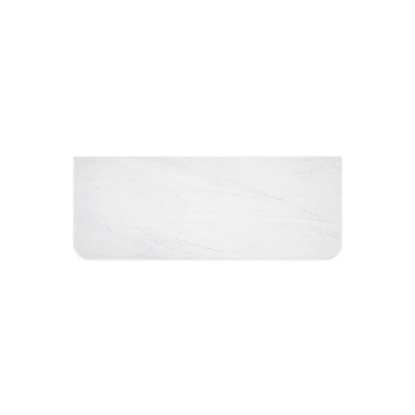 Cloudburst Solid Surface Top, Curved Full Depth, 1200mm