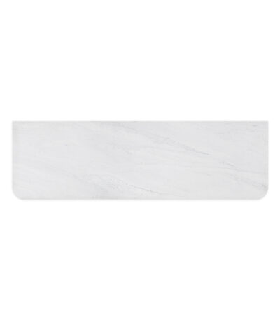 Cloudburst Solid Surface Top, Curved Full Depth, 1500mm