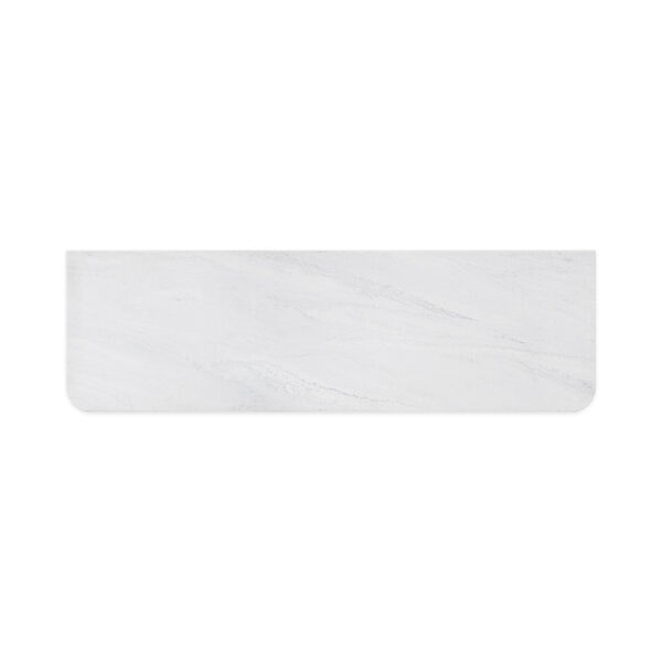 Cloudburst Solid Surface Top, Curved Full Depth, 1500mm