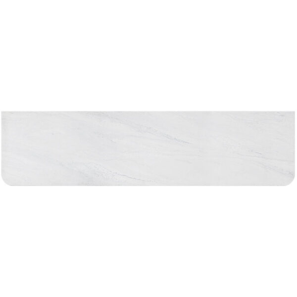 Cloudburst Solid Surface Top, Curved Full Depth ,1800mm