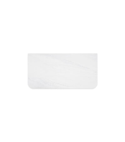 Cloudburst Solid Surface Top, Curved Full Depth, 900mm