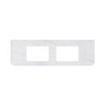 Cloudburst Solid Surface Top, Curved Full Depth with Single Undermount Basin Hole, 1500mm