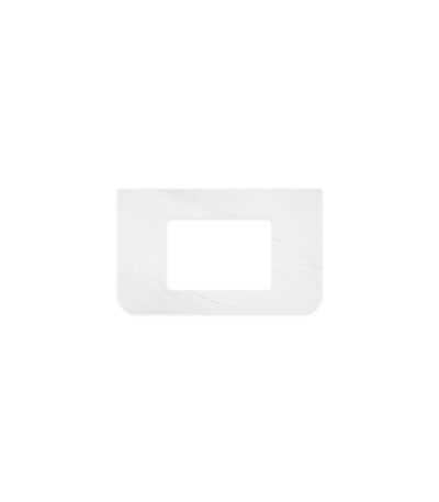 Cloudburst Solid Surface Top, Curved Full Depth with Single Undermount Basin Hole, 750mm