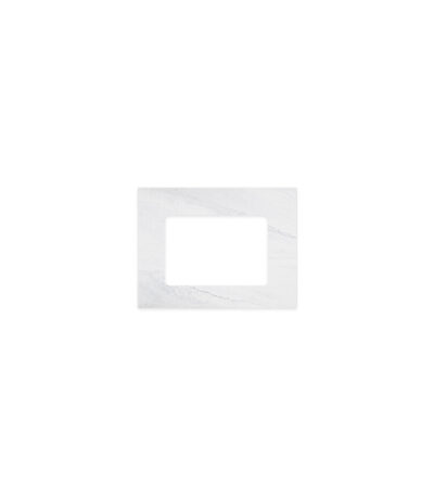 Cloudburst Solid Surface Top, Rectangular Full Depth with Single Undermount Basin Hole, 600mm