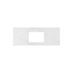 Cloudburst Solid Surface Top, Rectangular Full Depth with Single Undermount Basin Hole & Tap Hole, 1200mm
