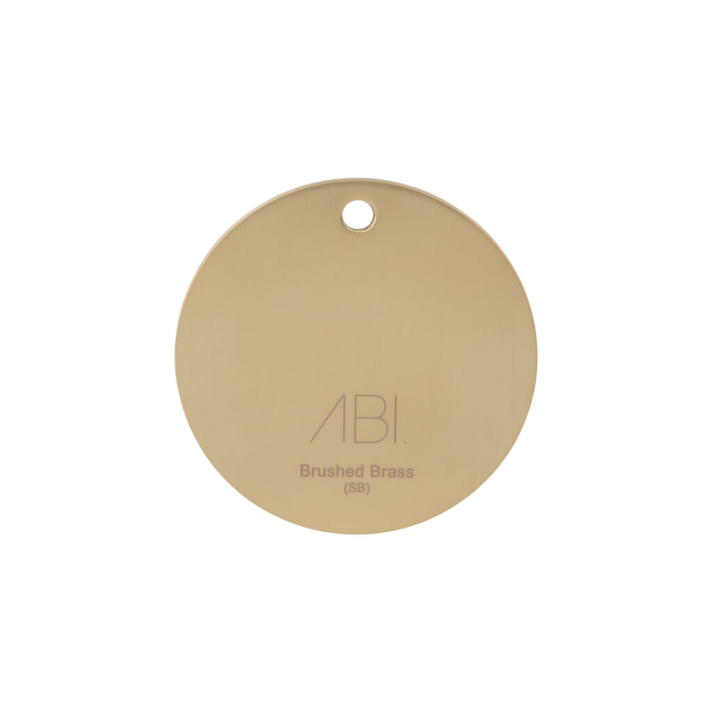 Colour Sample - Brushed Brass (PVD) - Solid Brass