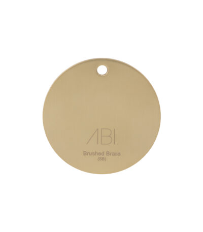 Colour Sample - Brushed Brass (PVD) - Solid Brass
