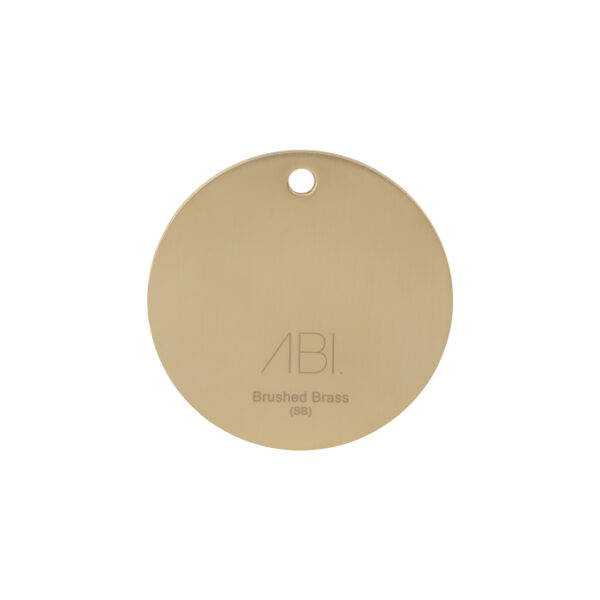 Colour Sample - Brushed Brass (PVD) - Solid Brass