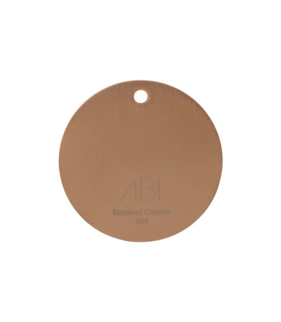 Colour Sample - Brushed Copper (PVD) - Solid Brass