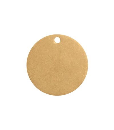 Colour Sample - Tumbled Aged Brass - Solid Brass