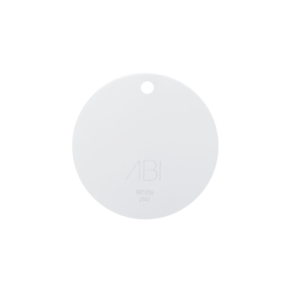 Colour Sample - White (PSLT) - Solid Brass
