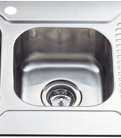 Cora 1 & 3/4 Bowl & Single Drainer - 1080x480x170mm - Stainless Steel | P1080LHB