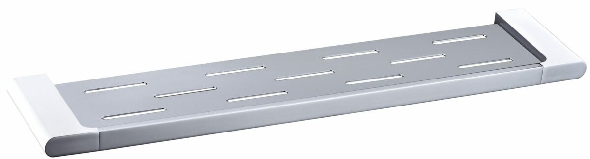 Cora Cosmetic Shelf - Chrome & White | 5309-1-CW