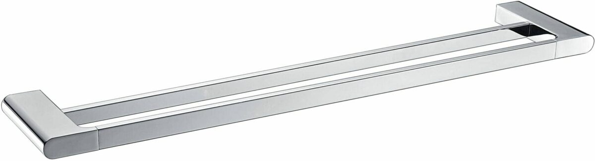 Cora Double Towel Rail 800mm - Chrome | 5302-800