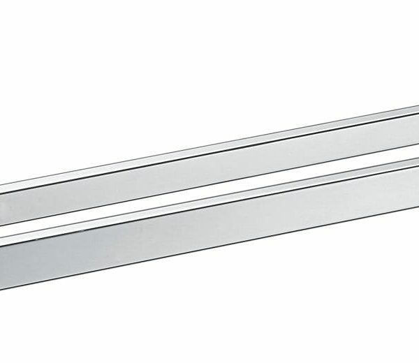Cora Double Towel Rail 800mm - Chrome | 5302-800