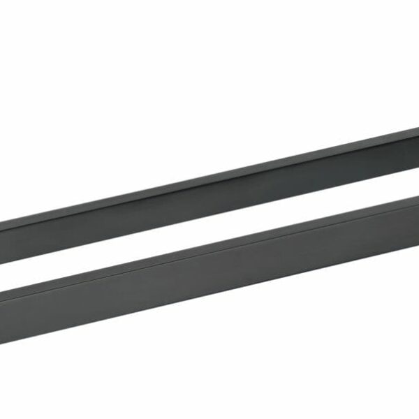 Cora Double Towel Rail 800mm - Matt Black | 5302-800-MB