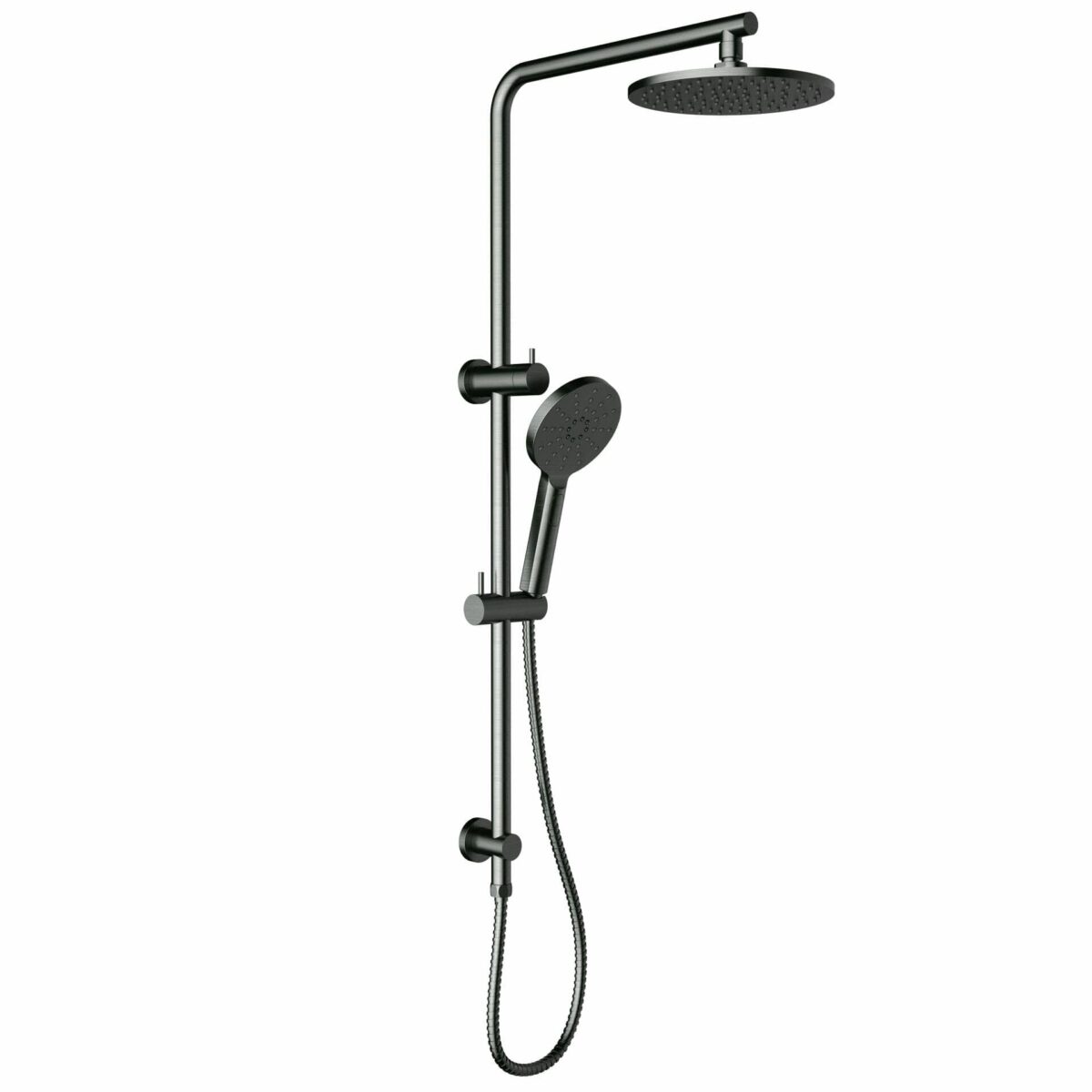 Cora Multi-function Shower Set 200 mm - Gunmetal | PHC4502R-GM
